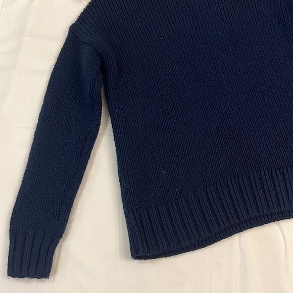 ⭐️pink navy blue crew knit sweater⭐️ - Picture 10 of 10
